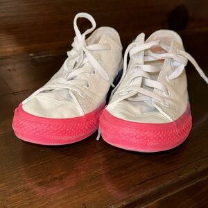 Kid’s / Children’s Converse All Star ⭐️ Sneakers - White and Neon